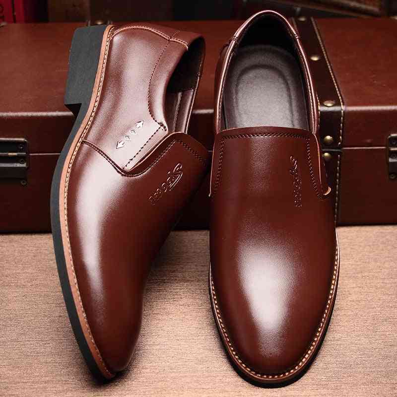 Mocassins en cuir de luxe pour hommes, chaussures chaussures