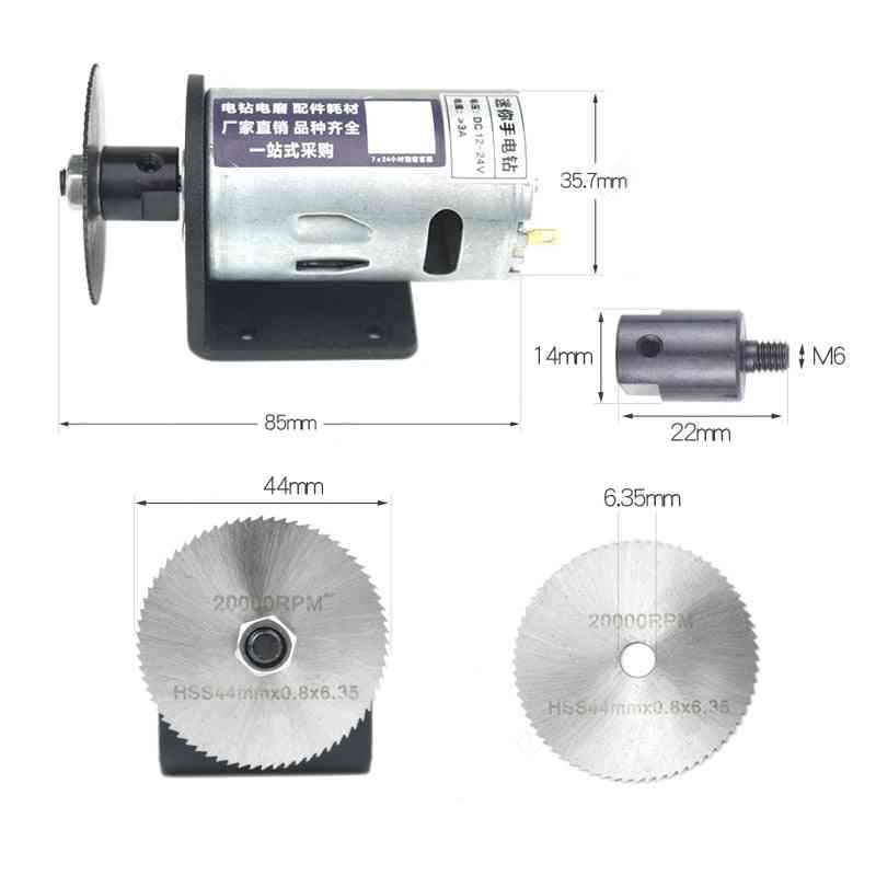 Electric Drill Saw, Mini-hand Drill, Press Motor With Ball Bearing, Mounting Bracket Machinery