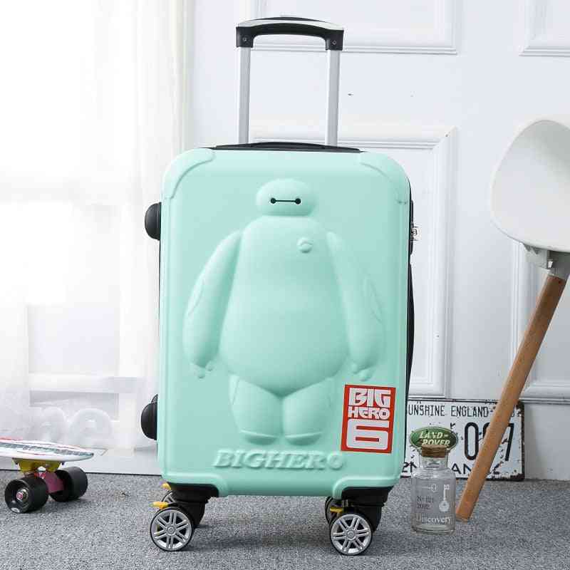 Travel Luggage  Rolling Suitcase, 3d Kid  Boarding Box
