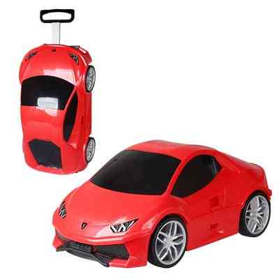 Kids Rolling Luggage Baby Sports Car Toy Travel Luggage