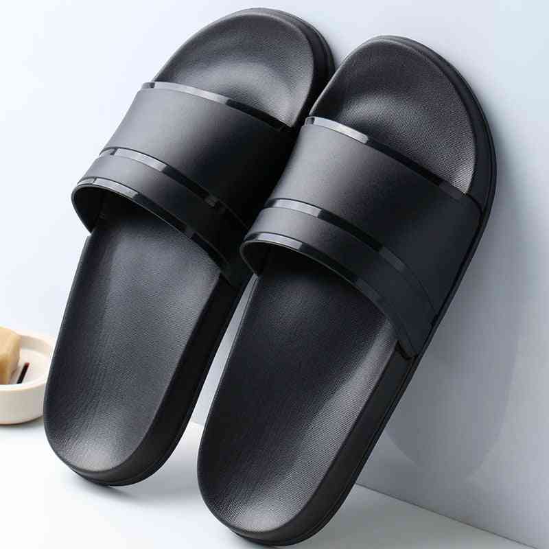 Summer Men Slippers Shoes, Non-slip Slides Bathroom Sandals Sole Women