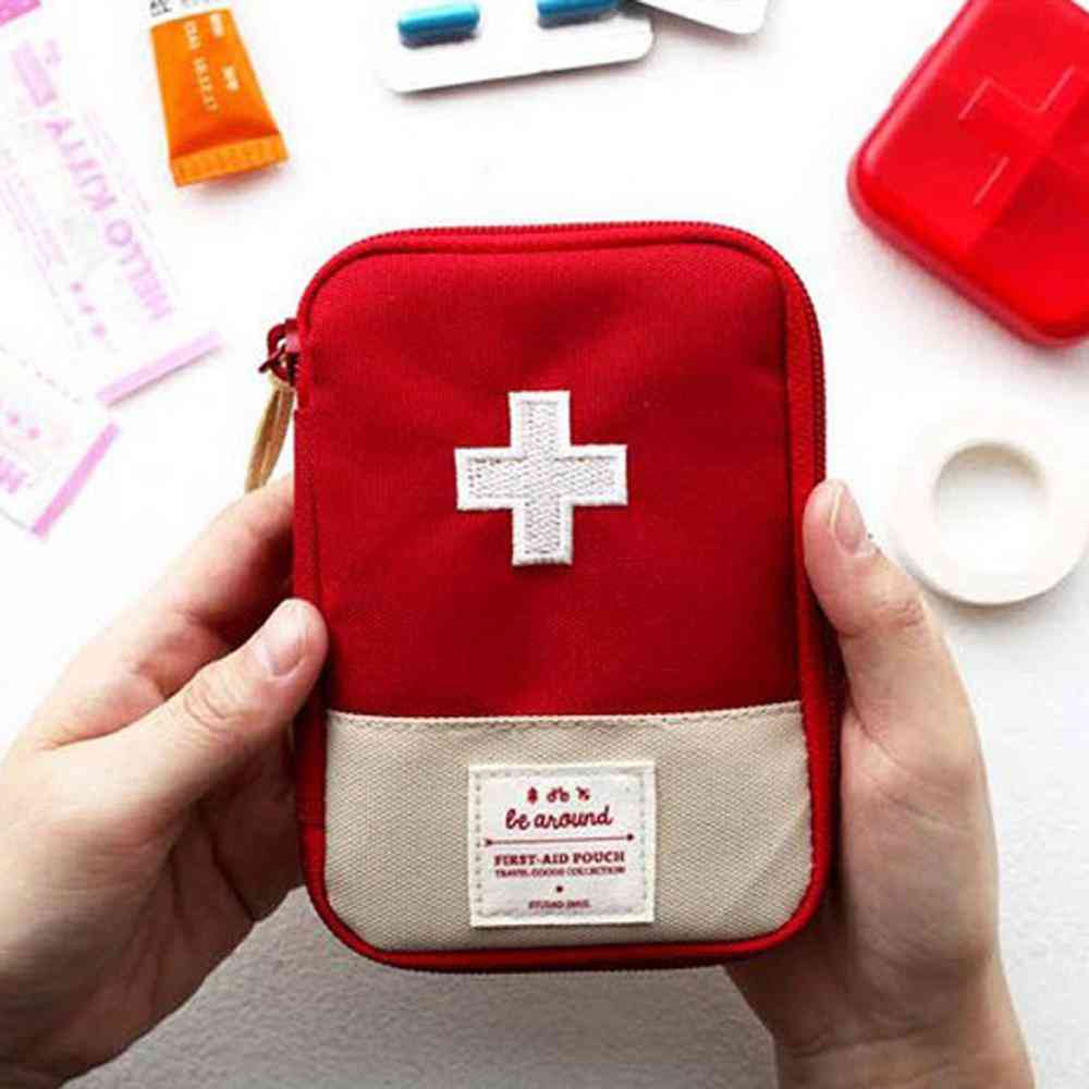 Portable Storage First Aid Emergency Medicine Bag