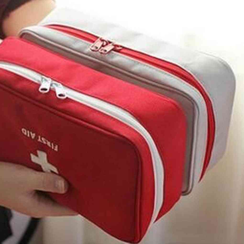 Portable Rescue Box Storage / First Aid Kit Bags/ Emergency Medicine Bag Outdoor Pill Survival Organizer Travel Survival