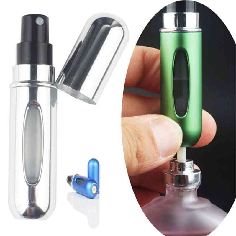 Fashion Mini Refillable Perfume Bottle Canned Air Spray Bottom Pump Perfume