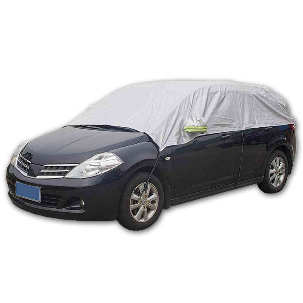 Demi-couverture de voiture, couvertures durables résistantes à la pluie et à la poussière de neige uv