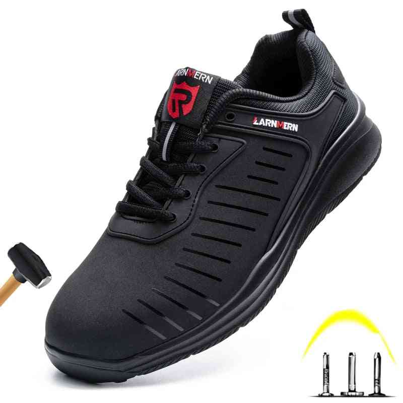 Mens Steel Toe Safety Work Shoes, Lightweight, Breathable, Anti-smashing, Sneakers