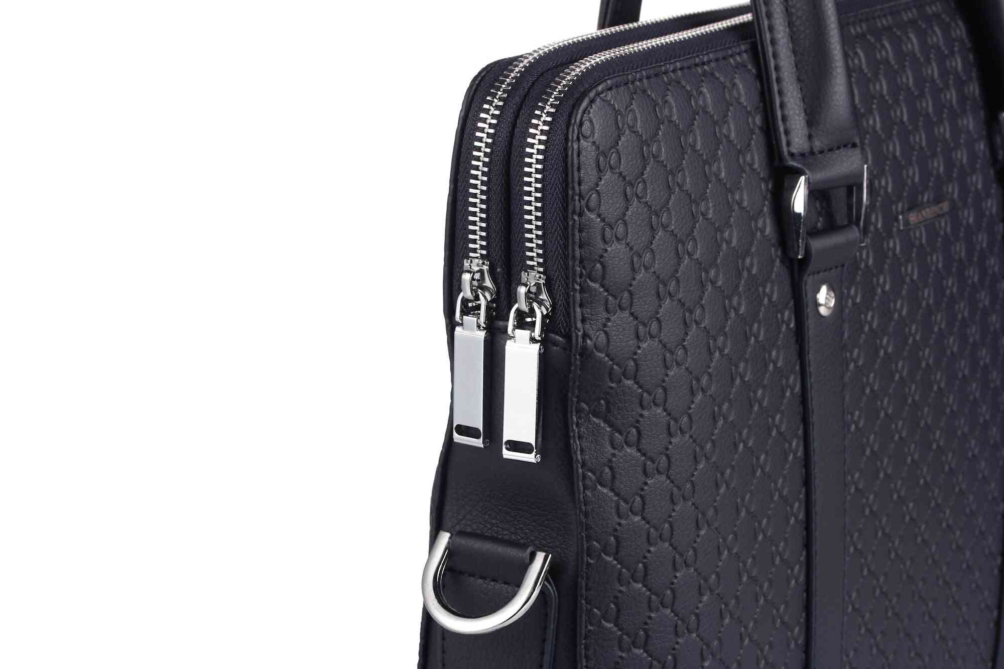 Men's Business Double Layer Casual Shoulder Bag
