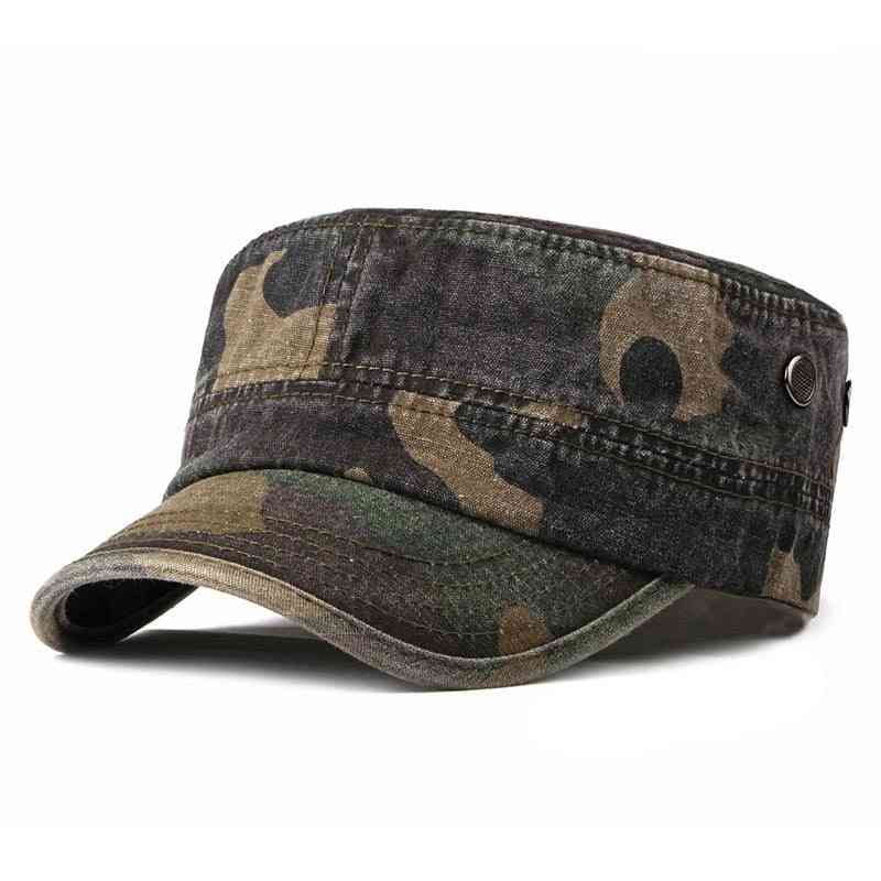 Military Hat, Men Classic Camouflage Army Cap