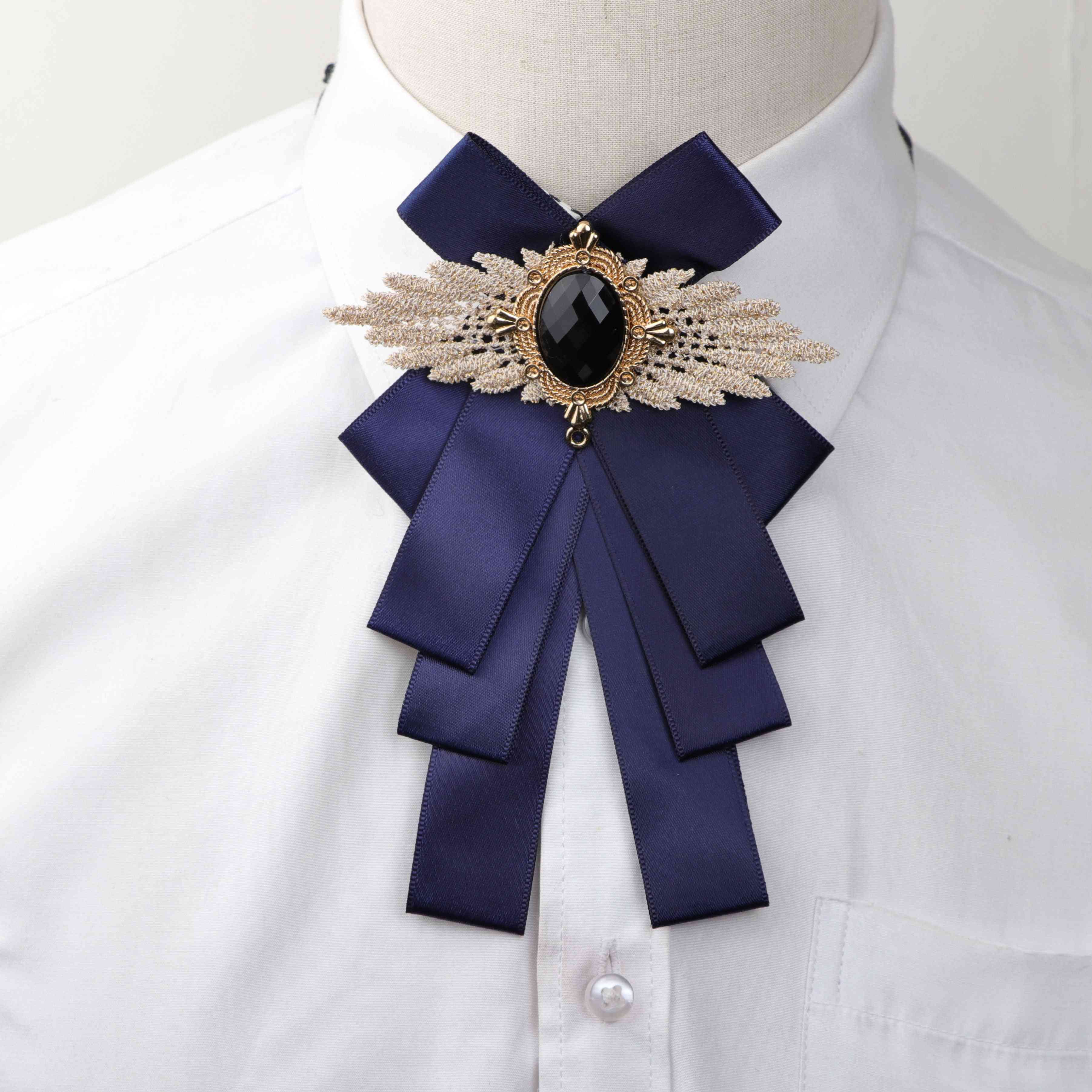 Women Fashion Pretty Ribbon Butterfly Bow Tie, Bowknot