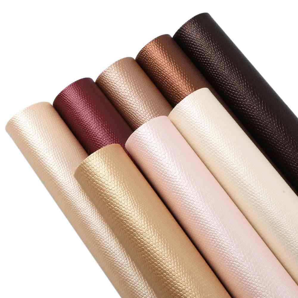 Snake Pattern Solid Color Bump Texture Faux Leather Fabric Sheets For Diy Handmade Earrings Bows