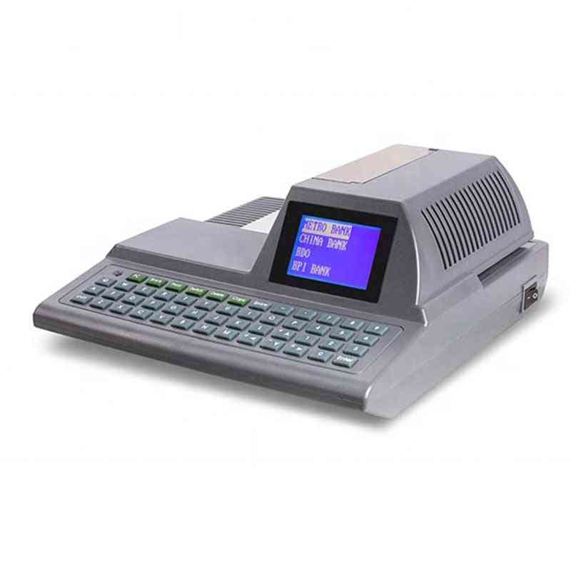 Intelligente full-keyboard chequeprinter / chequeschrijfmachine