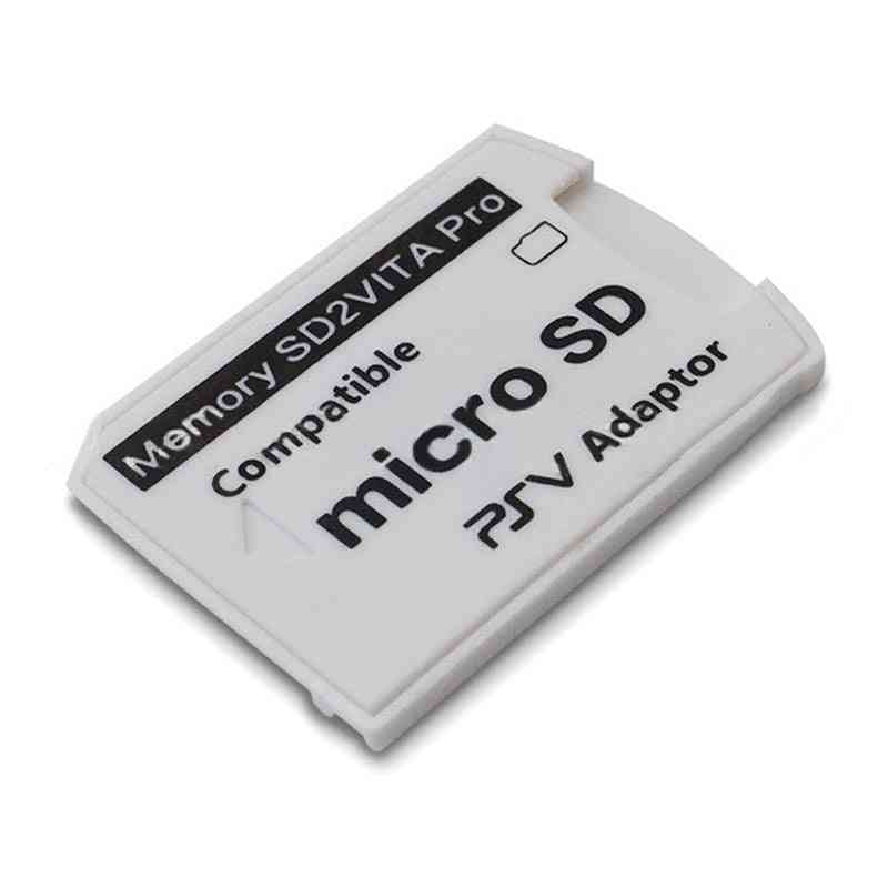 Versión 6.0 sd2vita para ps vita memory tf card game card psv 1000/2000 adapter micro sd card reader