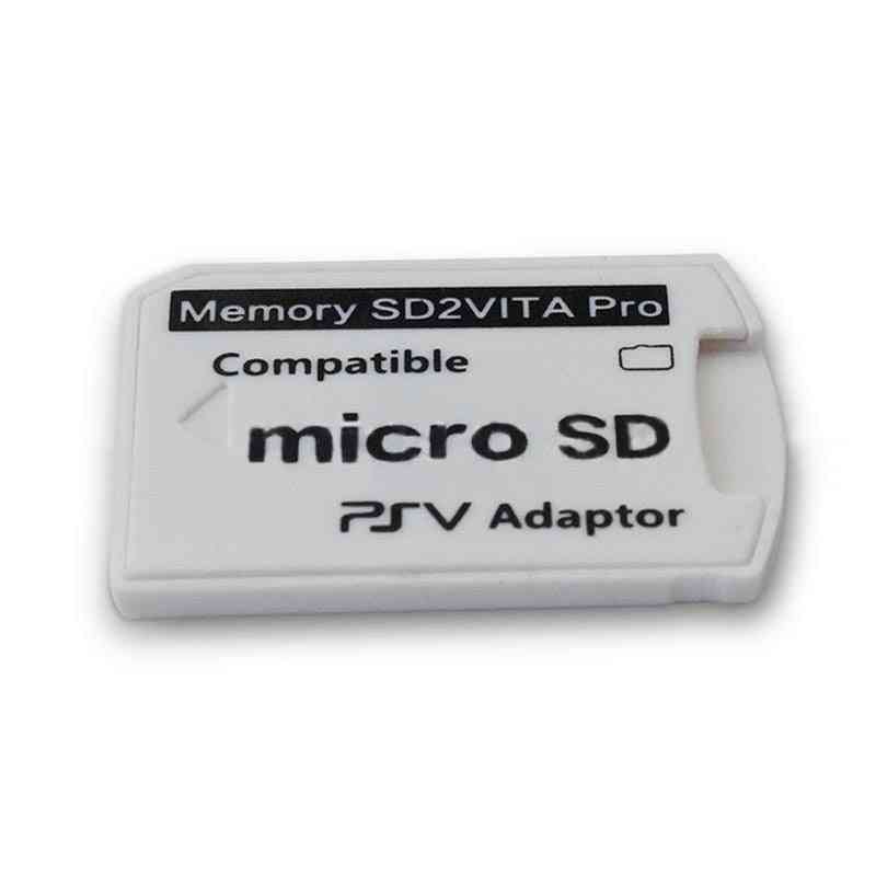 Version 6.0 sd2vita pour ps vita mémoire tf carte de jeu carte psv 1000/2000 adaptateur lecteur de carte micro sd