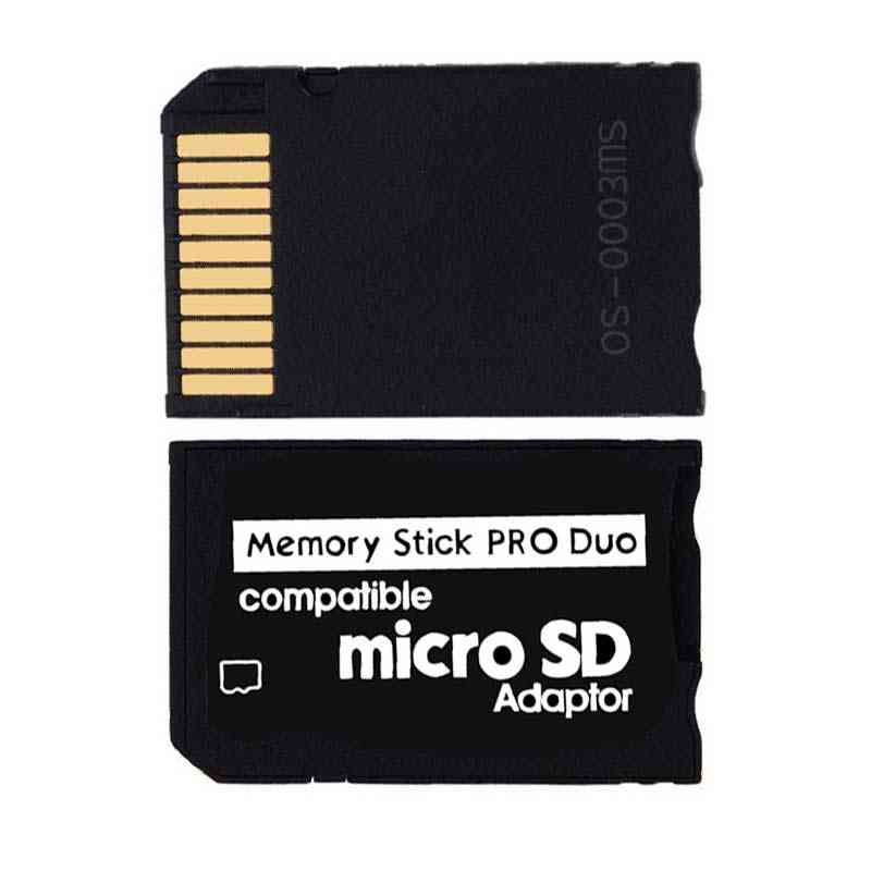 Ingelon memory stick pro duo adapter micro sd to memoria stick tarjeta tf to ms card reader