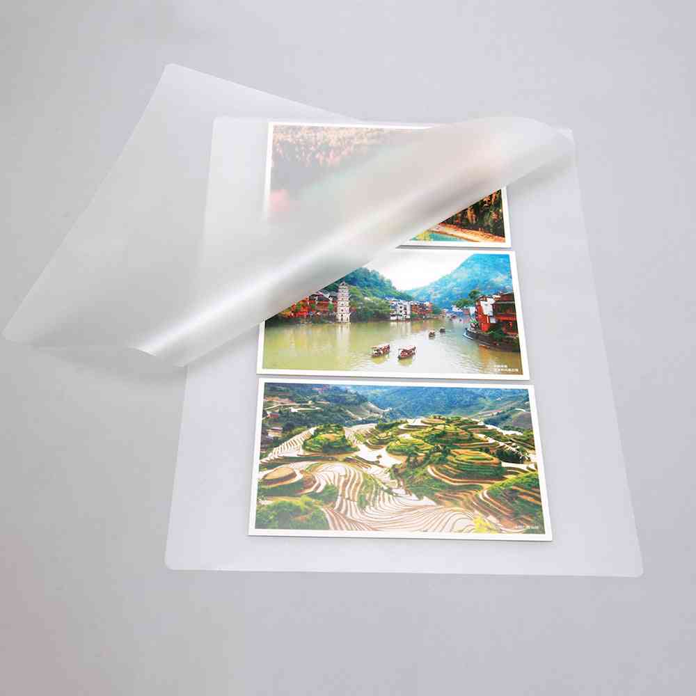 A4 Thermal Laminating Film Pet For Photo/files/card/picture Lamination Roll  Hot Cold Packs Laminator Paper