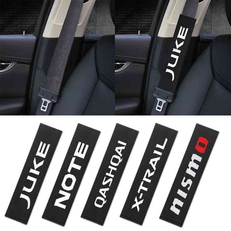 Car Seat Belt Cover, Styling For Nissan Nismo X-trail Almera Qashqai Tiida Teana Skyline Juke Navara