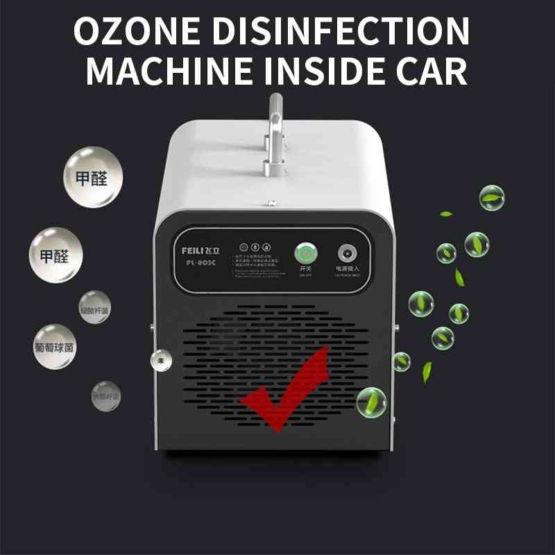Ozonový sterilizační stroj, inteligentní odstraňování formaldehydu z vozidla, zápach kouře, dezinfekce