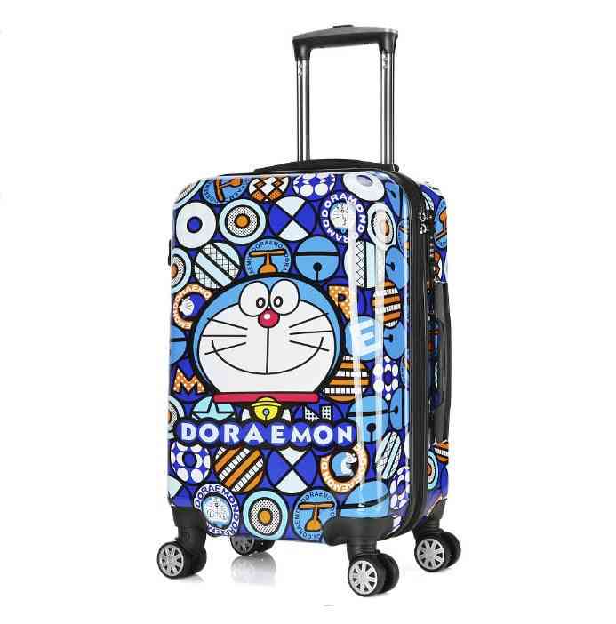 Torba podróżna na kółkach z twardą skorupą Doraemon