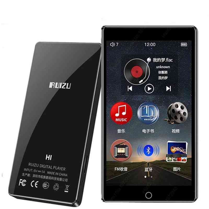 Bluetooth 5.0 Mp4 Player 4.0 Inch Full Touch Screen, Fm Radio Recording, Built-in Speaker