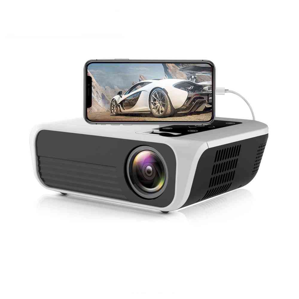 L7-led-natiivi 1080p full hd mini hdmi -projektori