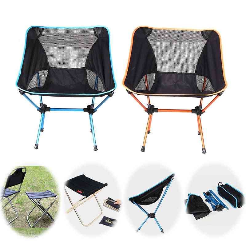 лек сгъваем плажен стол, преносима седалка за къмпинг на открито