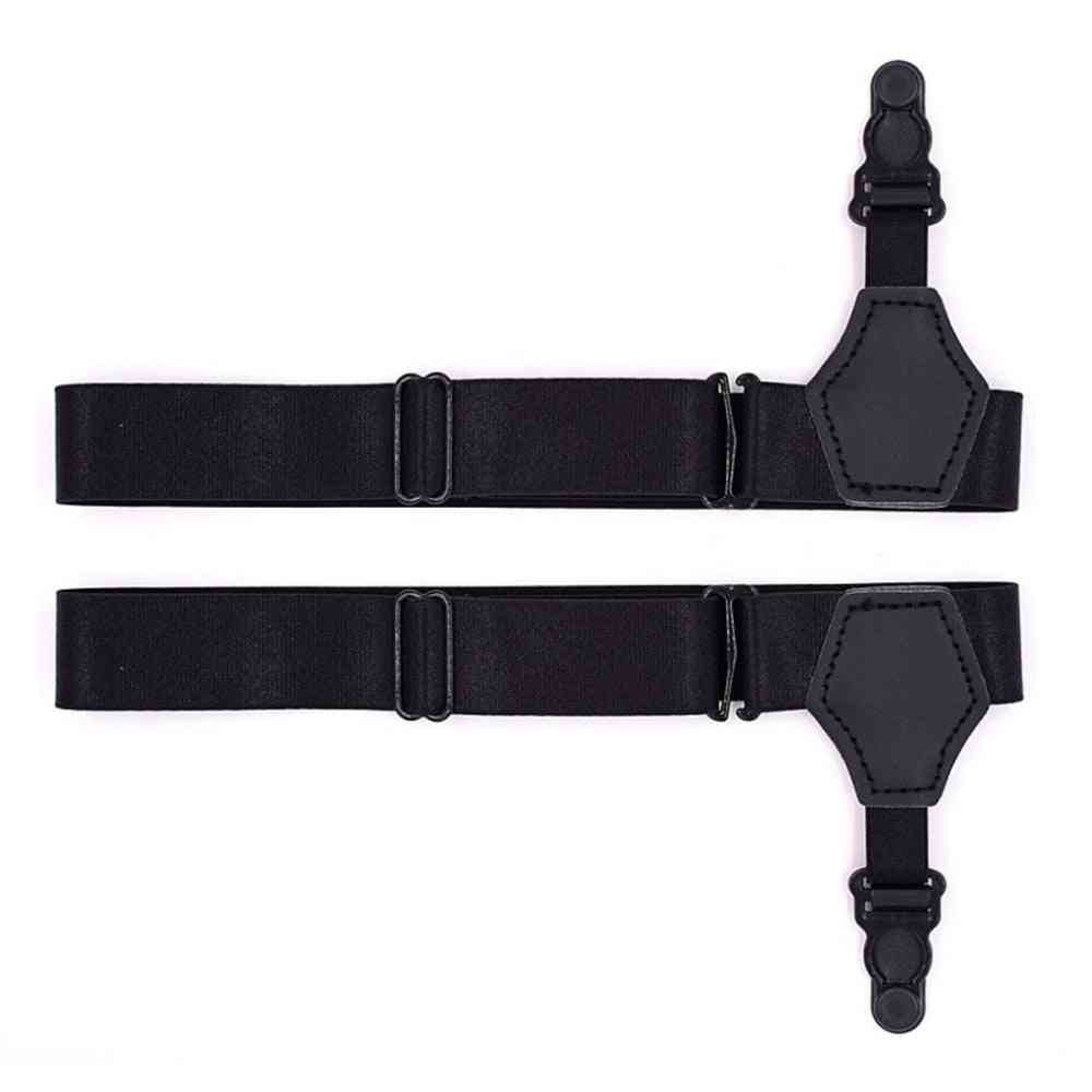 Adjustable Men Sock Single Duck-mouth Garter Suspenders, Braces Clip Belt