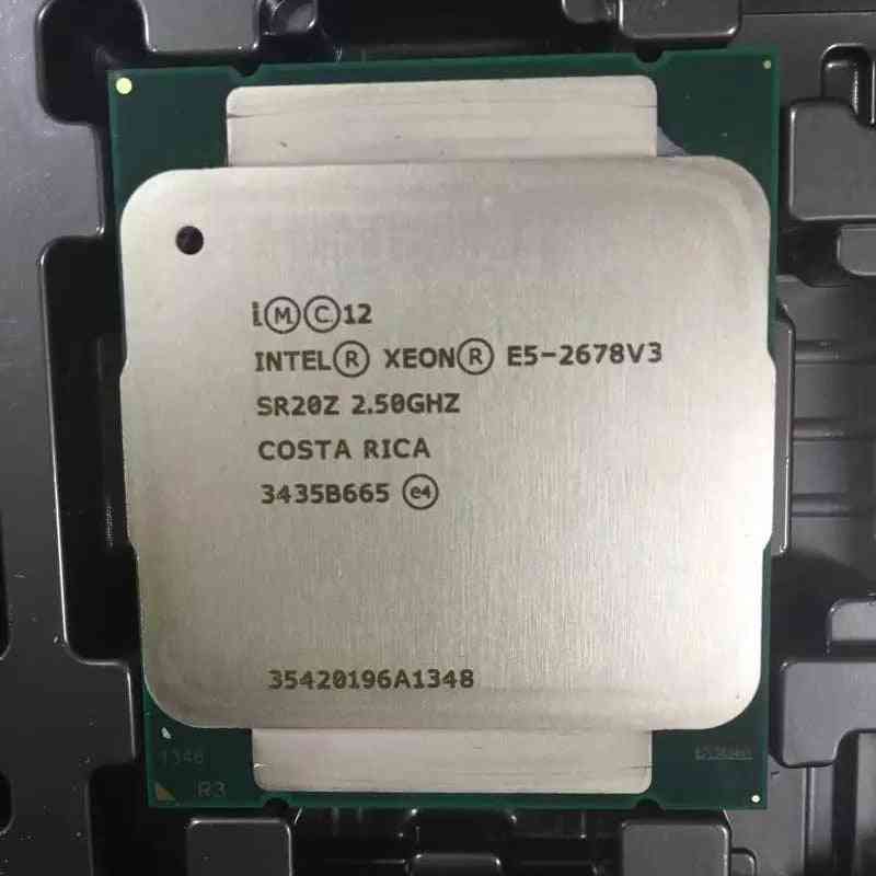 Intel E5 2678 V3 2.5ghz 30mb 12core 120w 22nm Socket Lga 2011-3 Sr20z Processor Cpu