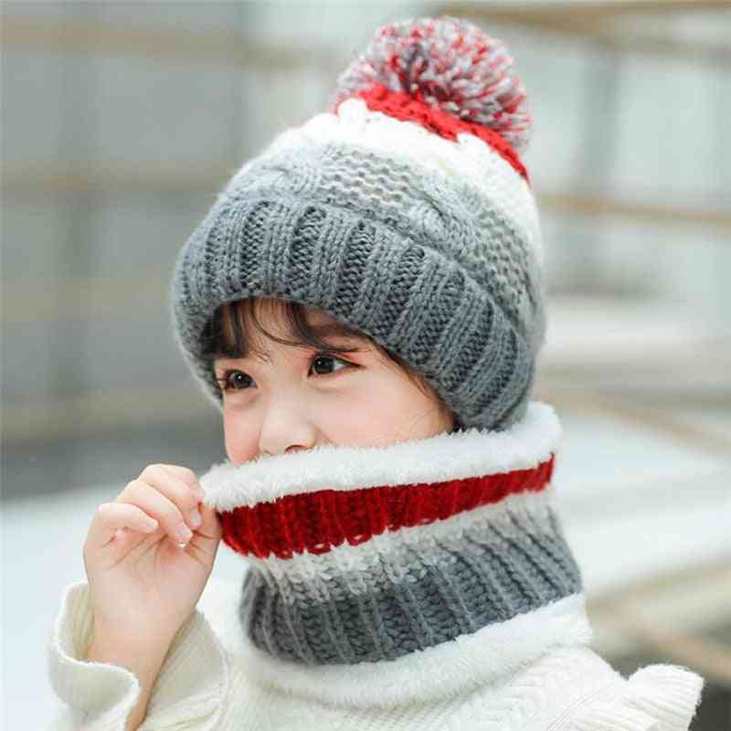 Winter Warm, Knitted Hat And Scarf Set