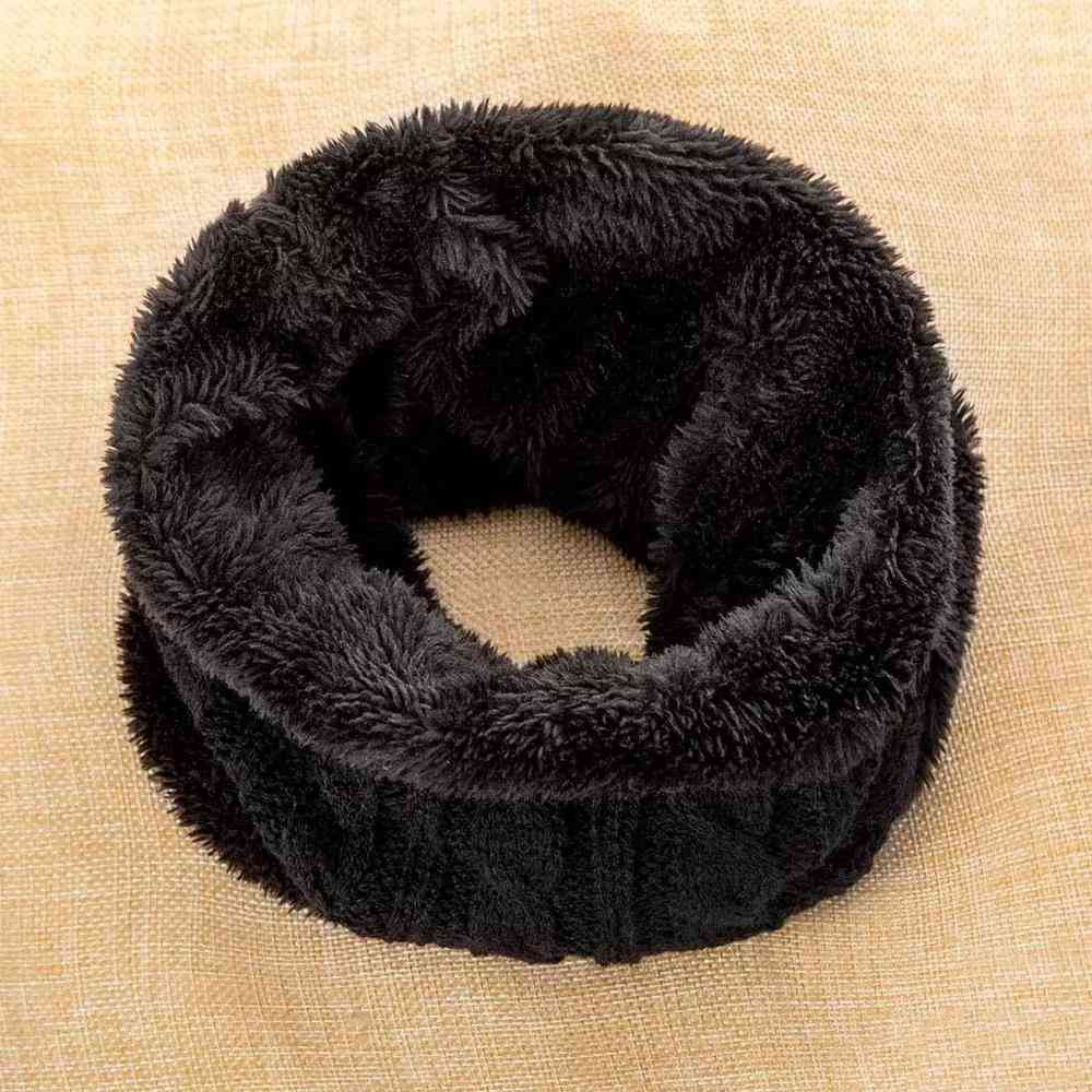 Bufanda de anillo de invierno casual para la moda necker chief engrosada bufandas de redecilla