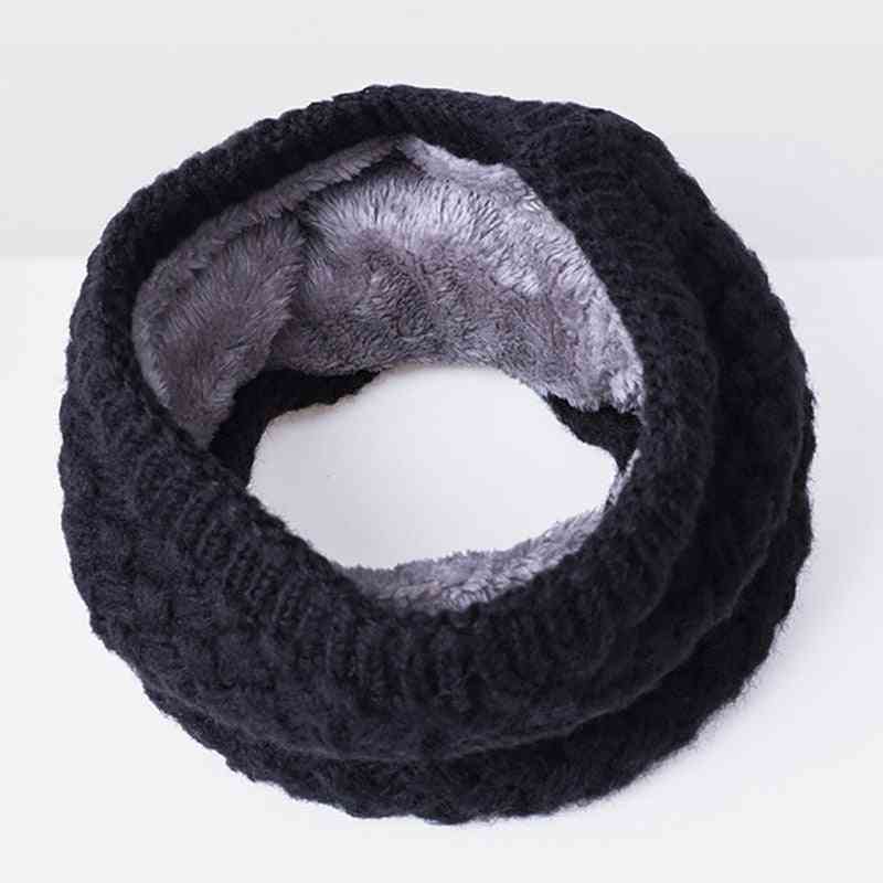 Unisex Winter Warm Thickened Wool Collar Scarves