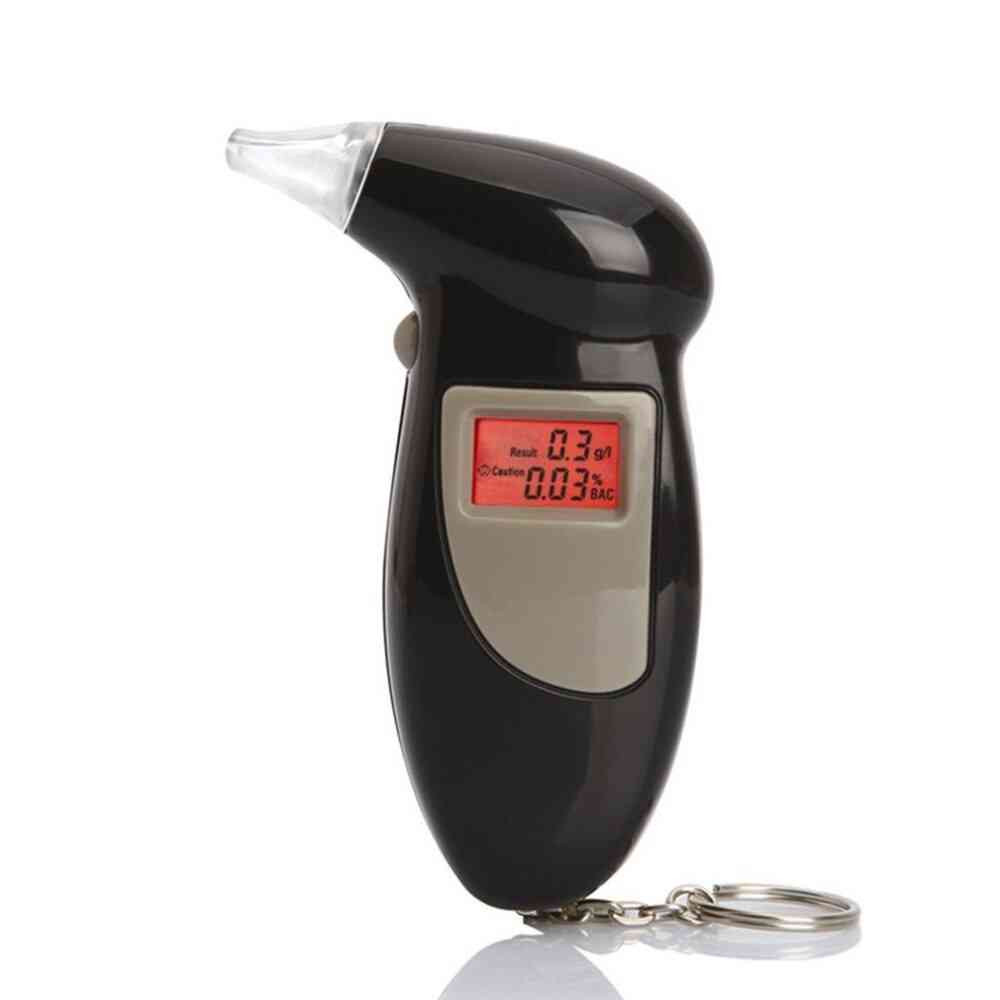 Digital Breath, Alcohol Tester With Audible, Alert Safe Driving With Key Chain Detector