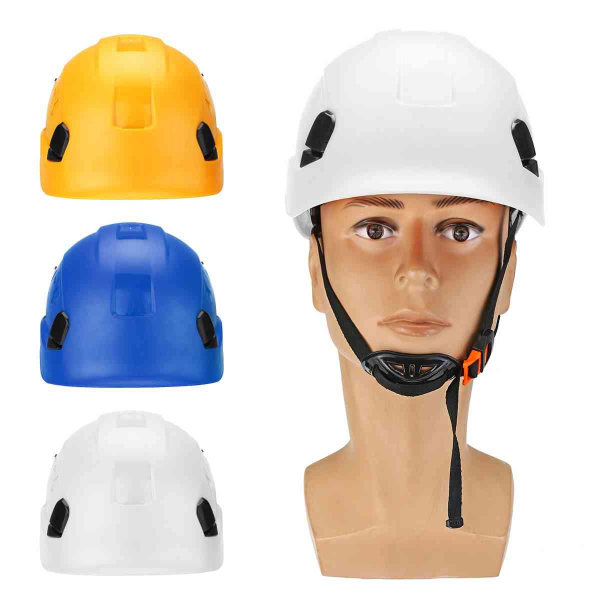 Construction de casque de sécurité, escalade, protection contre le steeplejack, casque de sécurité