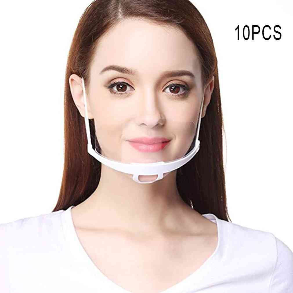 Masque de protection transparent, couvre-bouche et nez