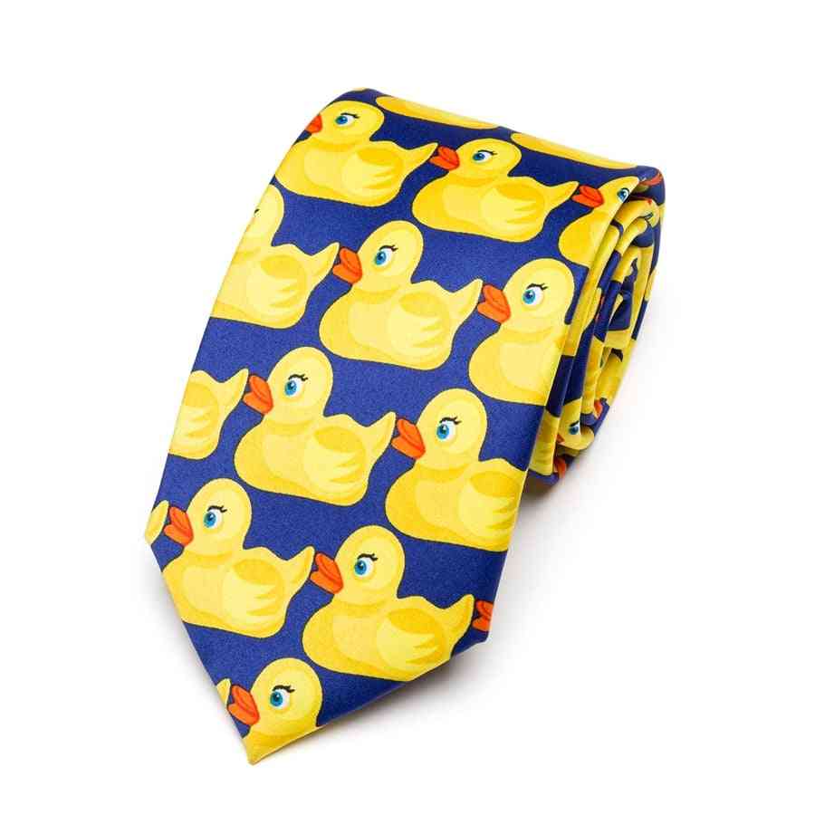 Slatka crtić kravata s žutom patkom