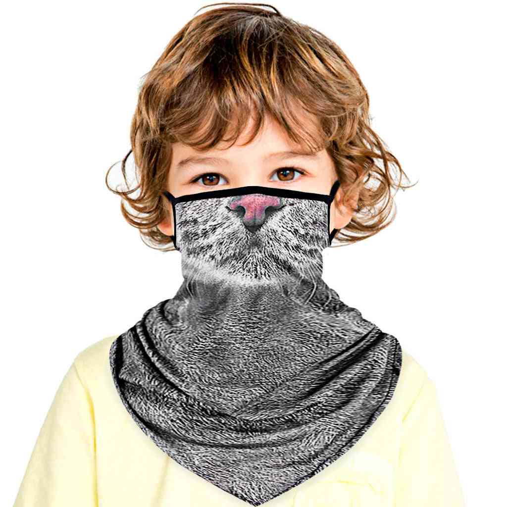 Children Kids Unisex Rave Bandana, Neck Gaiter, Tube Headwear Face Scarf