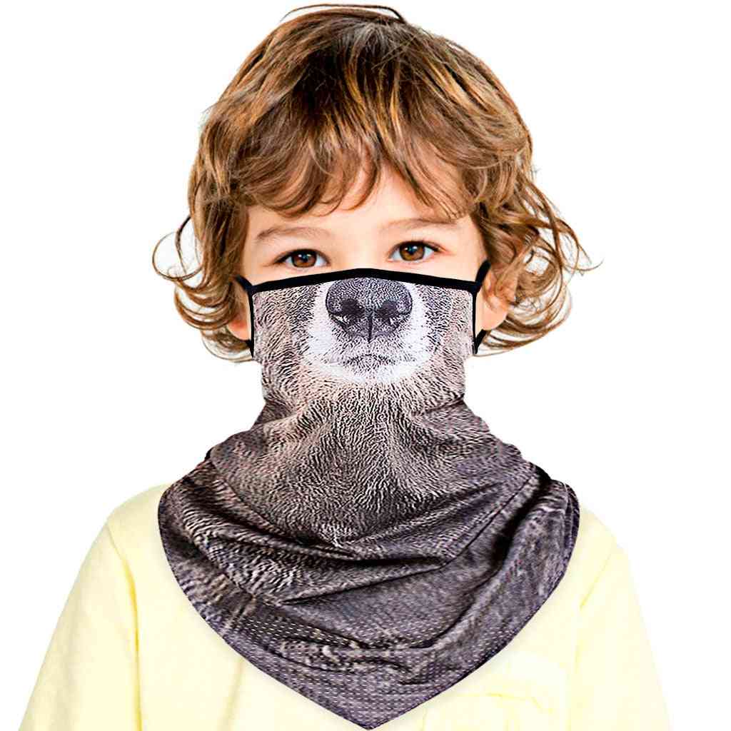 Børn unisex rave bandana, hals gamacher, tube hovedbeklædning ansigt tørklæde