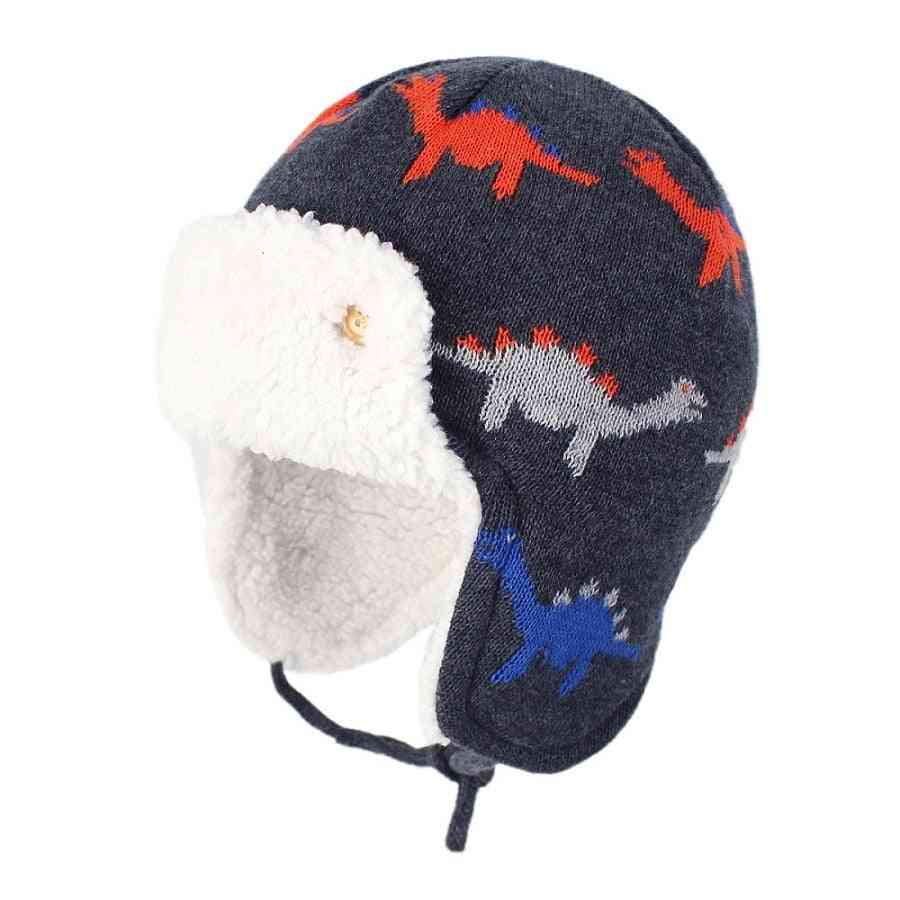 Kids Winter Cute Cartoon Cotton Fleece Warm Hat