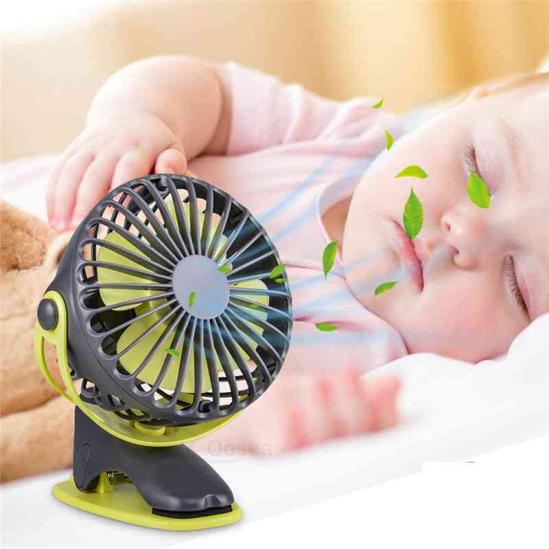Portable Cooling Mini Usb Fan All-round Rotation Rechargeable Air Fan
