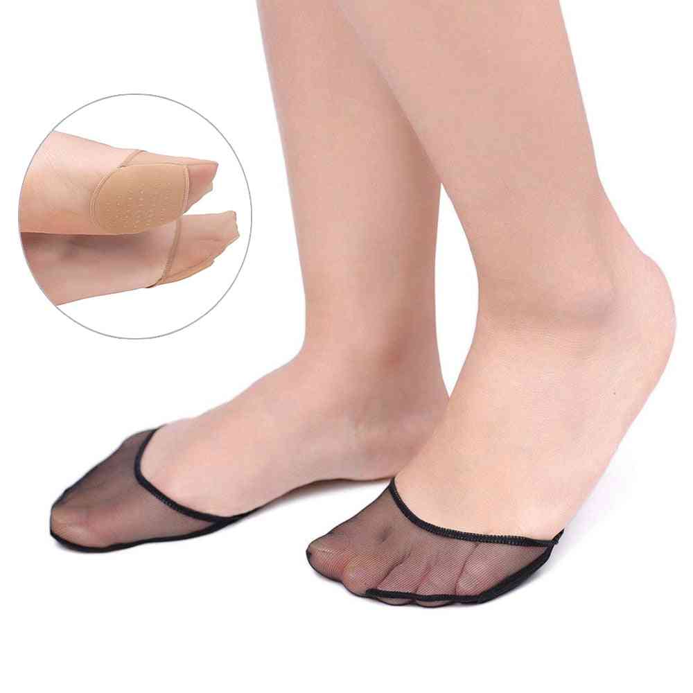 Heels Cushion Anti-slip Dotted Invisible Women Forefoot Insole Pad