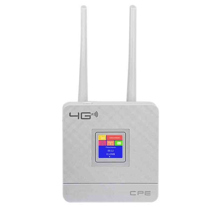 отключен безжичен cpe рутер + слот за SIM карта, cpe903 3g 4g hotspot lte wifi рутер wan / lan порт двойни външни антени