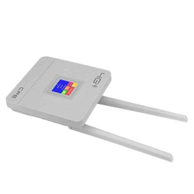 Odomknutý bezdrôtový smerovač cpe + slot pre sim kartu, cpe903 3g 4g hotspot lte wifi router wan / lan port duálne externé antény