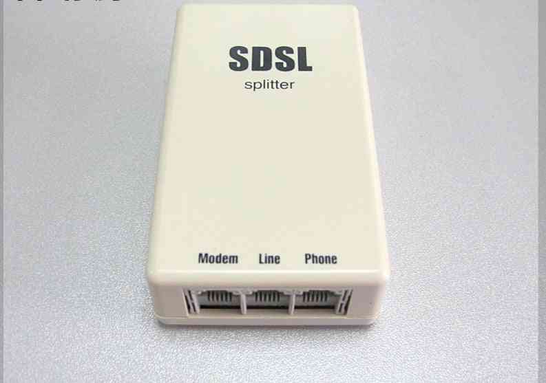 Hq Telephone Broadband, Splitter, Rj11 Connector For Sdsl, Adsl Modem
