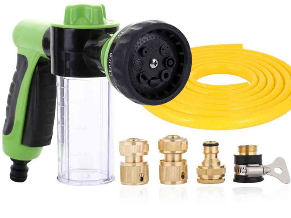 Water Hose, Foam Nozzle Soap Dispenser Gun For Car, Pets ,plants