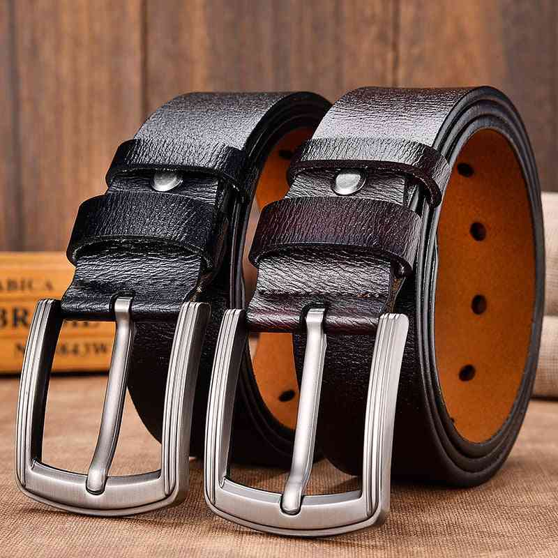 Cow Genuine Leather, Luxury Strap Male Belts