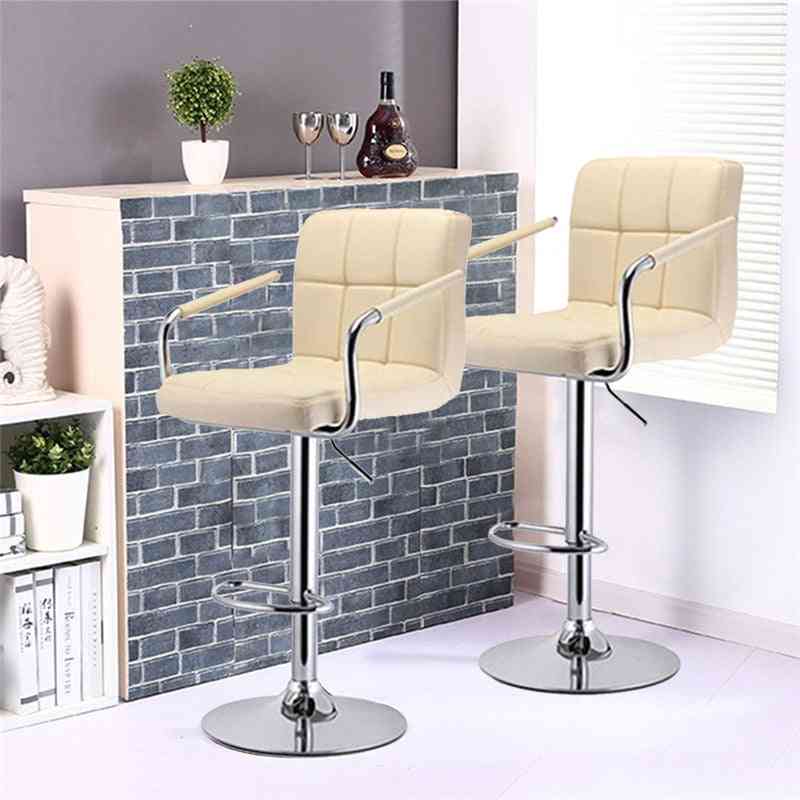Modern With Footrest Barstool With Armrests Bar Chairs