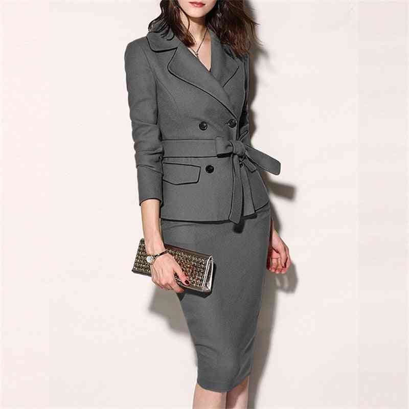 Women's Formal Suits, Women Mini Dress Jacket, Casual Coat