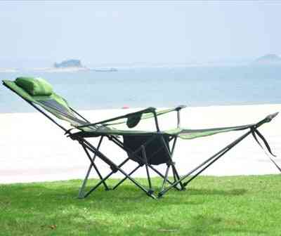 Venkovní kempování, skládací lehátko na pláži pro volný čas