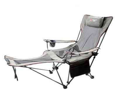 Outdoor Camping, Folding Beach Bed Leisure Lounge Chair