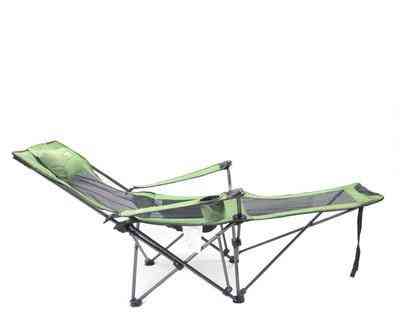 Outdoor Camping, Folding Beach Bed Leisure Lounge Chair