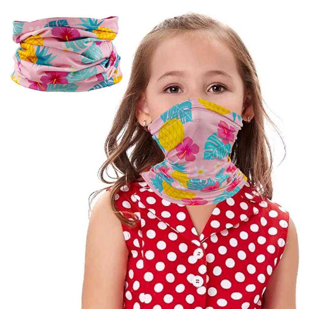 Dziecięca wiatroszczelna chusta, maska na twarz chroniąca przed kurzem
